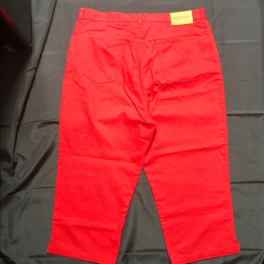 Ralph Lauren Vibrant Red Jeans - Picture 5 of 10